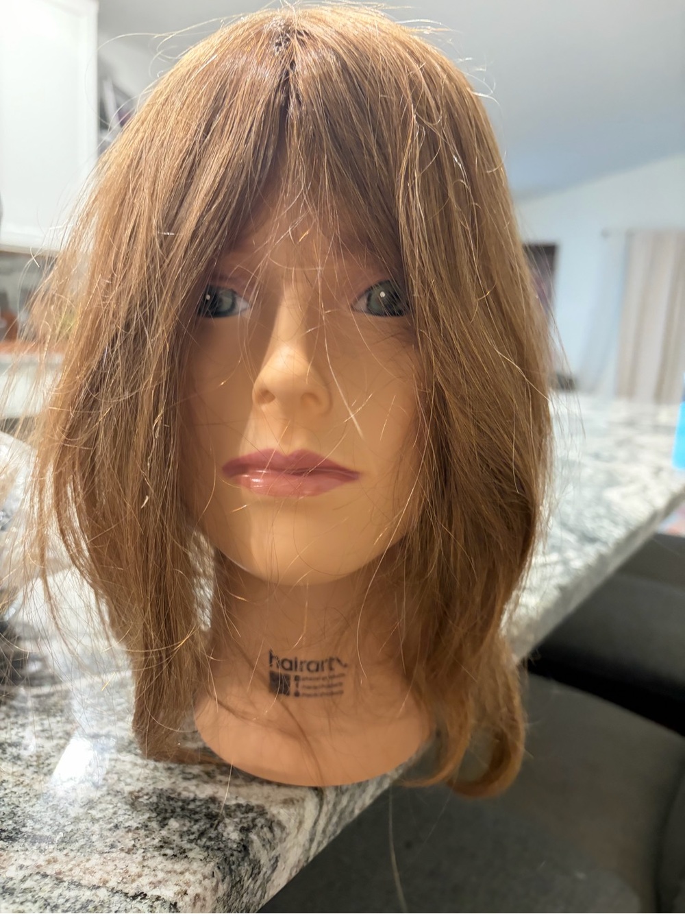 HairArt Emma #4822LB 100% Virgin European Human Hair Mannequin Head - Picture 2 of 7